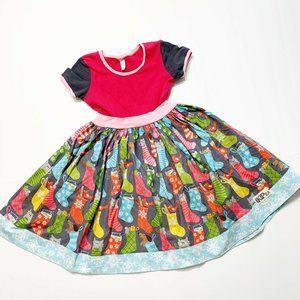 KPEA Animal Stocking Stuffer Holiday Dress Sz 6